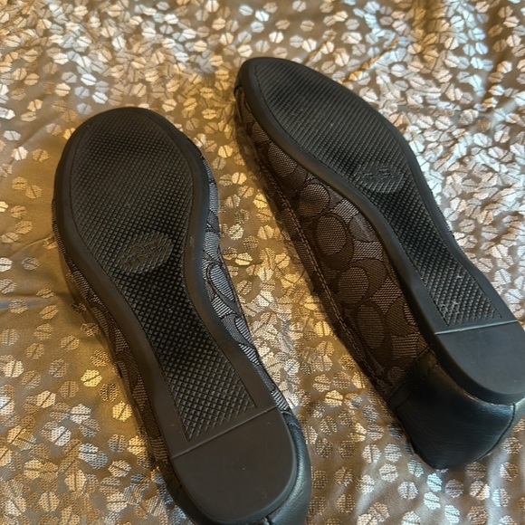 Coach flats - black and gray size 8 - Picture 3 of 6